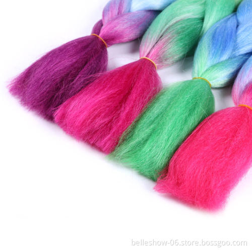 Hot sell x pression braiding hair price  curly synthetic braiding hair  jumbo braiding hair